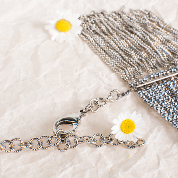 ROSANTICA MILANO SILVER EVENING NECKLACE | WOMENS - Picture 3 of 4